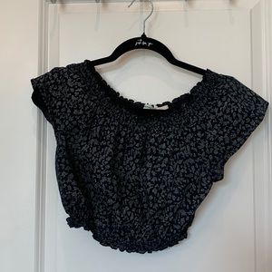 Floral crop top